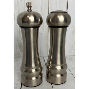 Olde Thompson LG Stainless  Steel Salt Shaker & Pepper Mill